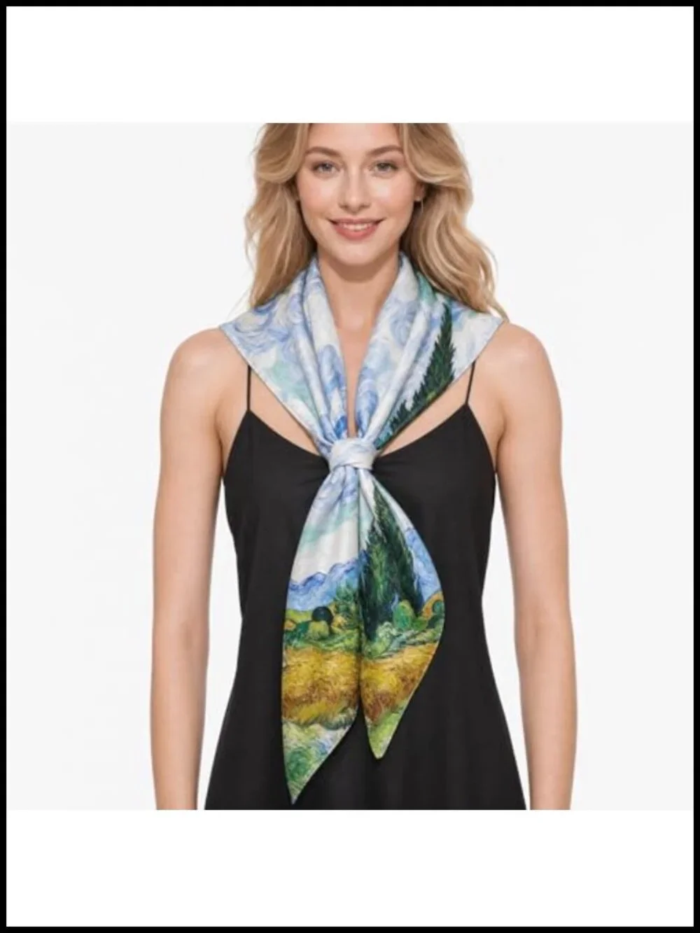 Mulberry Silk Satin Scarf for Women 35x35 Hair Head Wrap